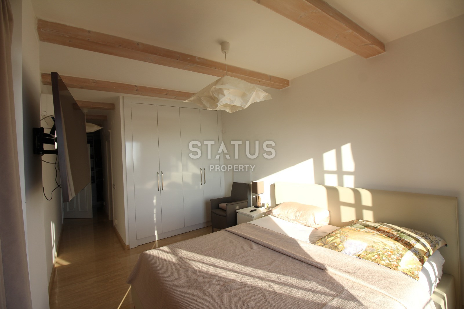 Вилла 6+2 с личным бассейном и панорамой на море и крепость, 390 м2. Центральный район Тепе фото 12