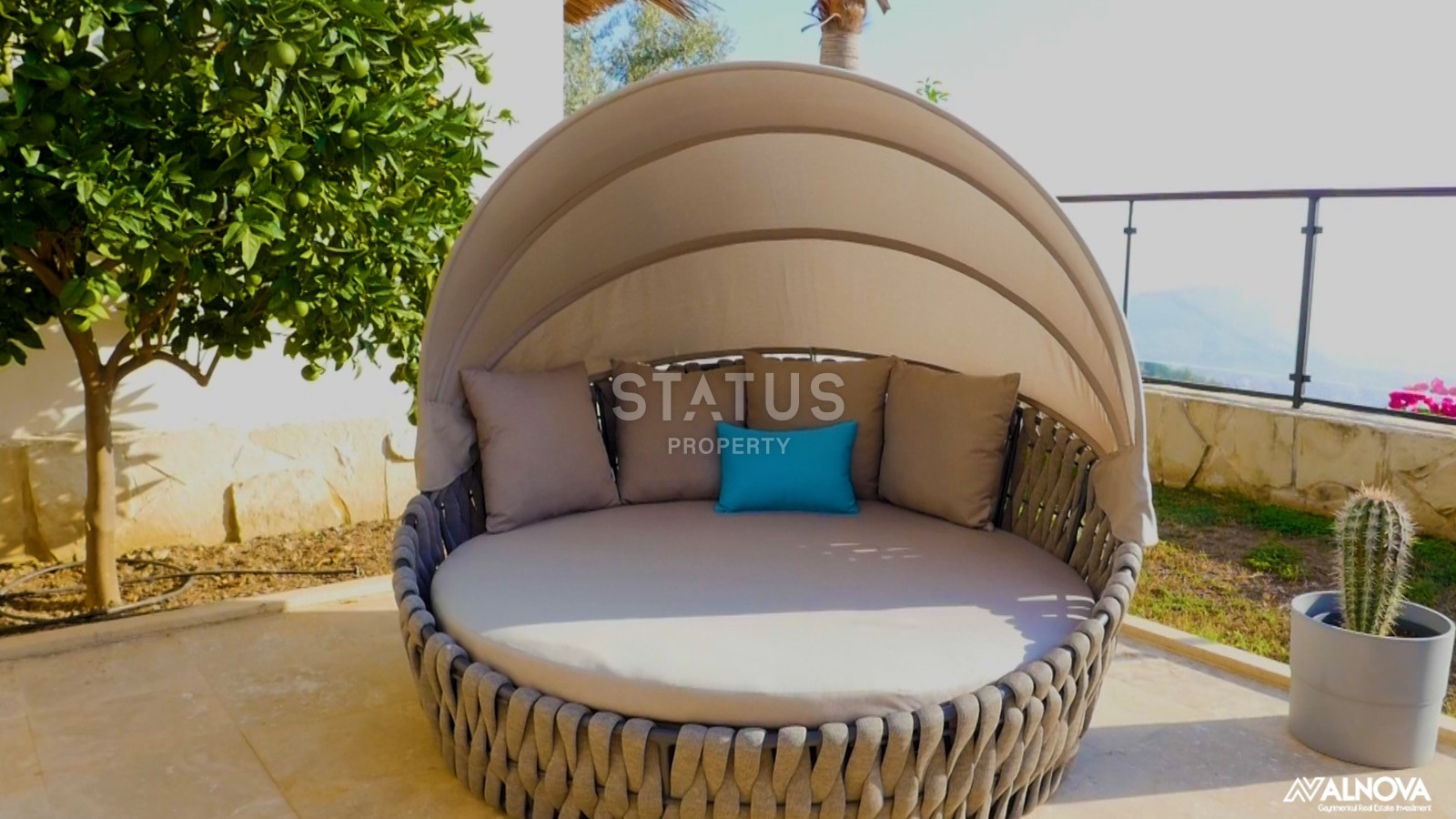 Вилла 6+2 с личным бассейном и панорамой на море и крепость, 390 м2. Центральный район Тепе фото 27