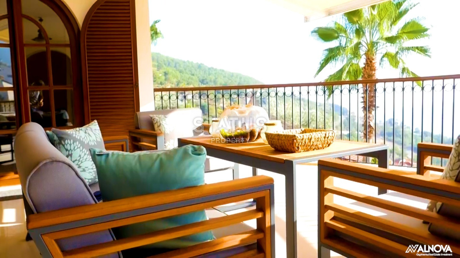 Вилла 6+2 с личным бассейном и панорамой на море и крепость, 390 м2. Центральный район Тепе фото 28