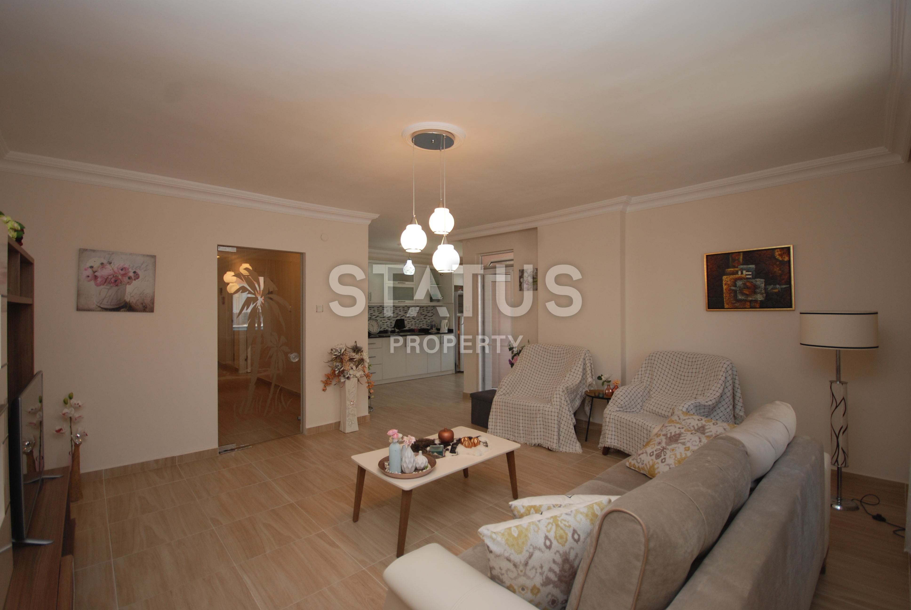 Меблированные трехкомнатные апартаменты в комплексе с бассейном, 95 м2. фото 3