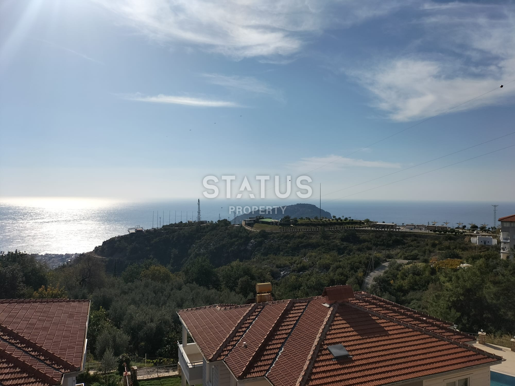 Вилла 3+1 с видом на море в районе Хасбахче, 150 м2 фото 18