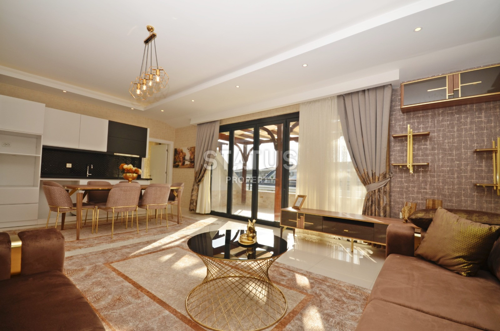 Пентхаус 3+1 для отличного отдыха с шикарной инфраструктурой в 300м от пляжа, район Кестель фото 3