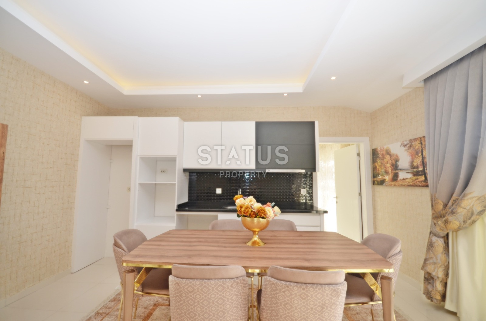 Пентхаус 3+1 для отличного отдыха с шикарной инфраструктурой в 300м от пляжа, район Кестель фото 8