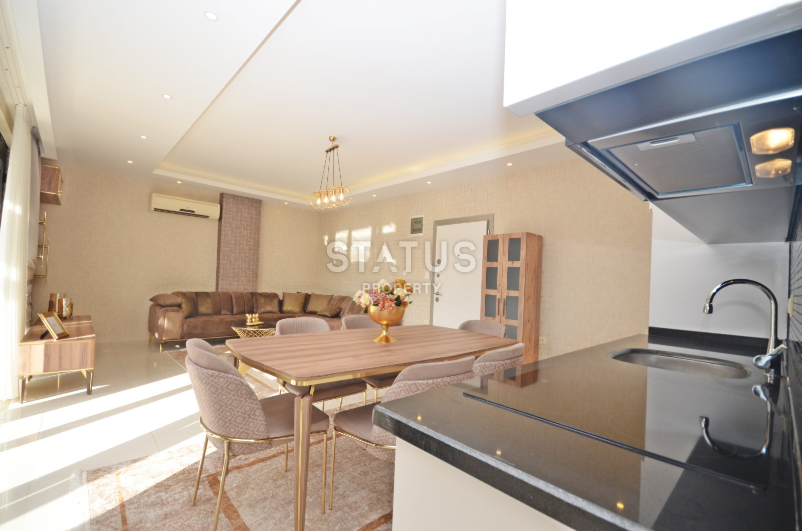 Пентхаус 3+1 для отличного отдыха с шикарной инфраструктурой в 300м от пляжа, район Кестель фото 11