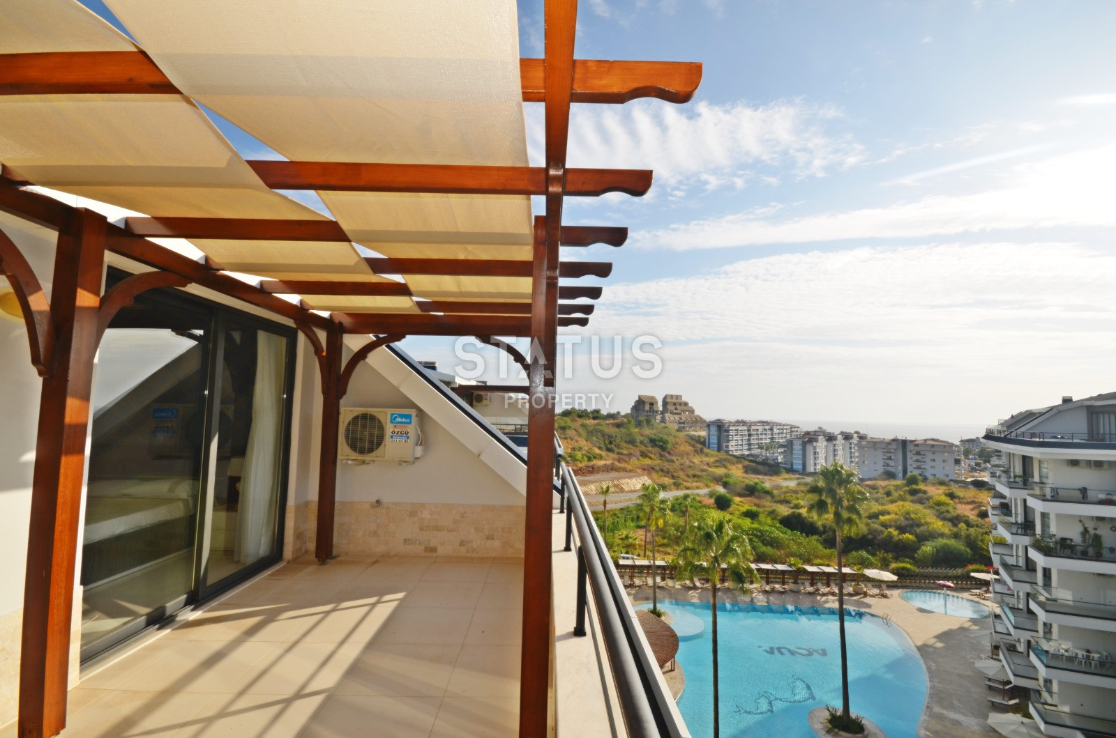 Пентхаус 3+1 для отличного отдыха с шикарной инфраструктурой в 300м от пляжа, район Кестель фото 21