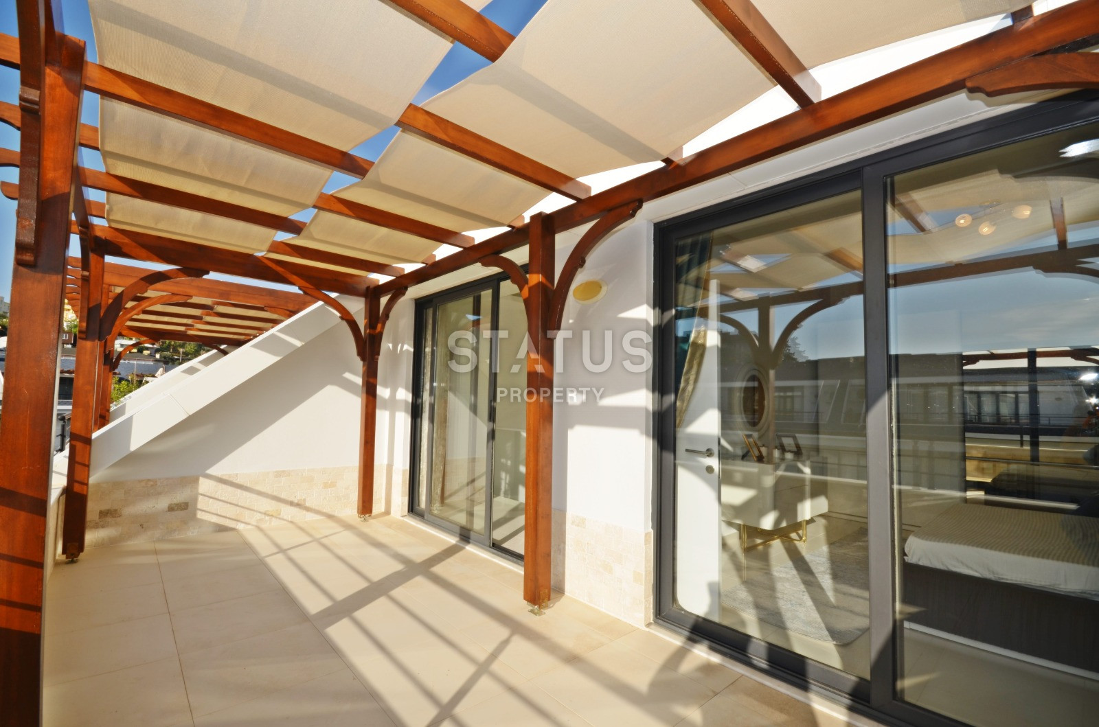 Пентхаус 3+1 для отличного отдыха с шикарной инфраструктурой в 300м от пляжа, район Кестель фото 22