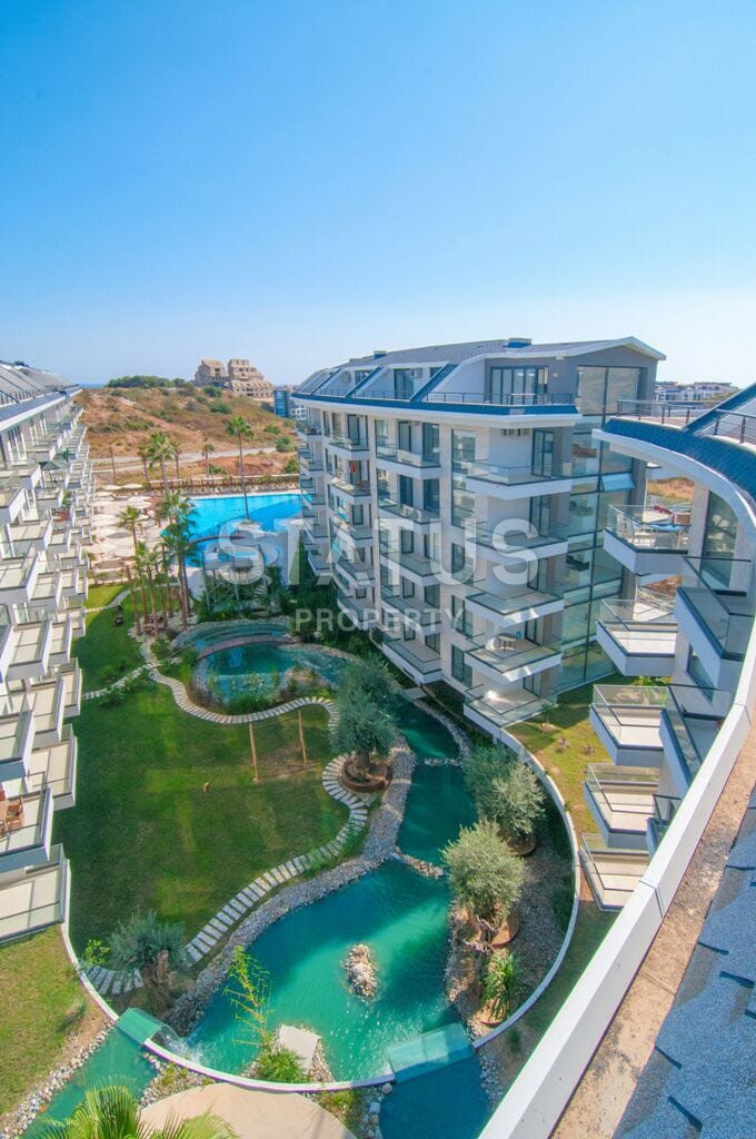 Пентхаус 3+1 для отличного отдыха с шикарной инфраструктурой в 300м от пляжа, район Кестель фото 23