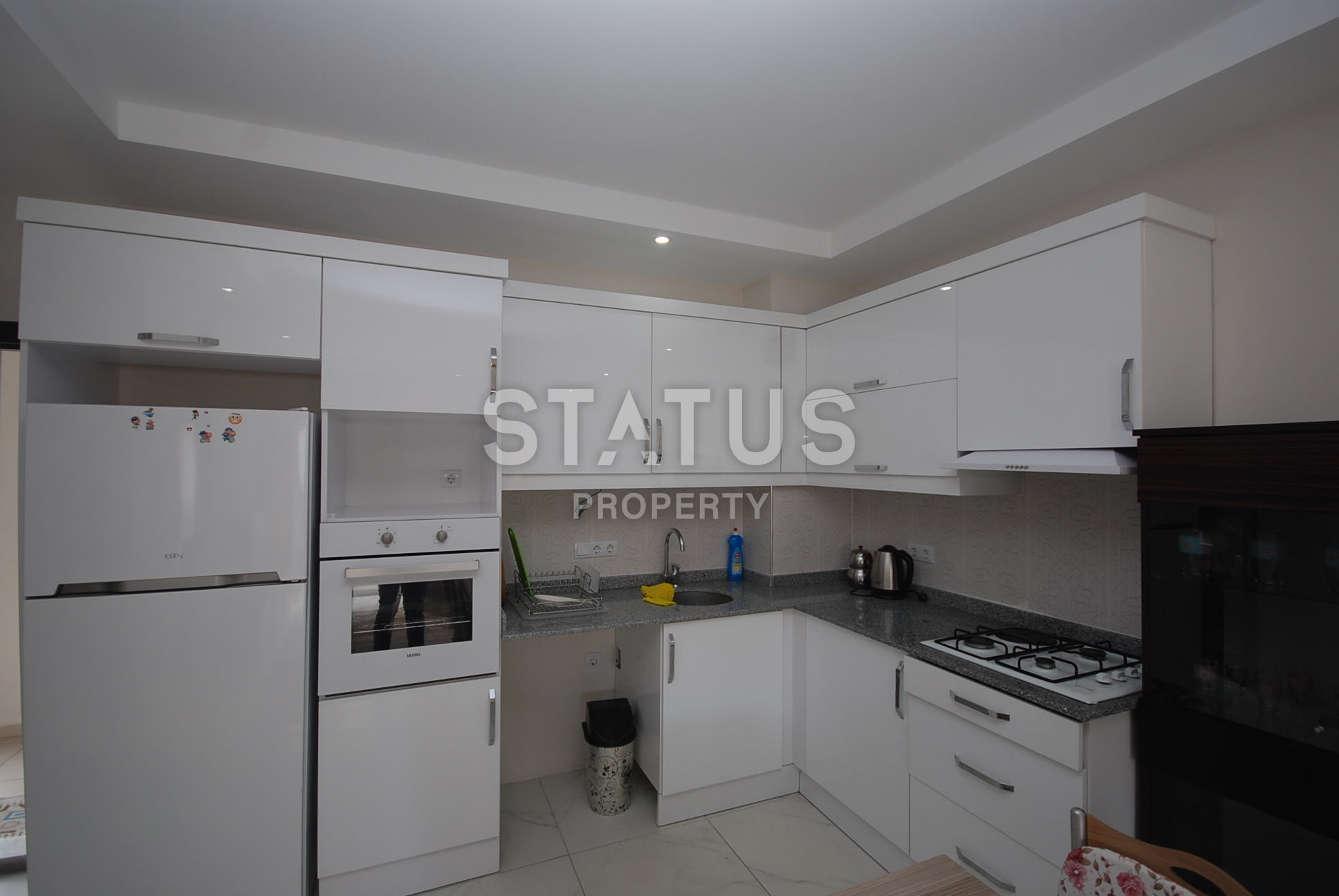 Двухкомнатные меблированные апартаменты в Махмутларе ,65 м2. фото 3