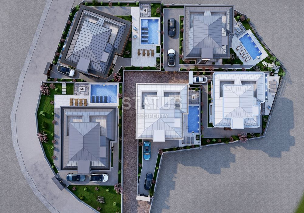 A new complex of 5 villas on the Mediterranean coast in one of the elite areas of Alanya фото 6