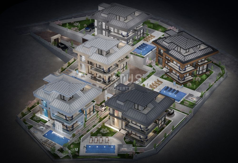 A new complex of 5 villas on the Mediterranean coast in one of the elite areas of Alanya фото 7