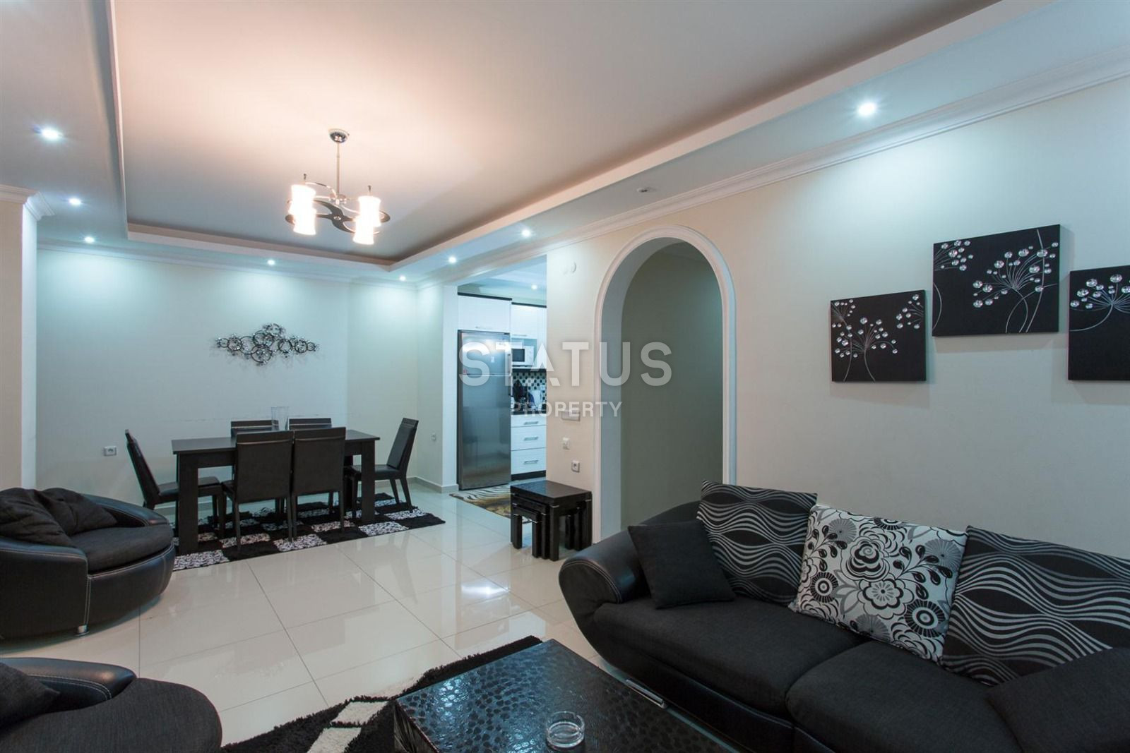 Penthouse 3+1 with furniture on Cleopatra! Sea view! 190 m2 фото 5