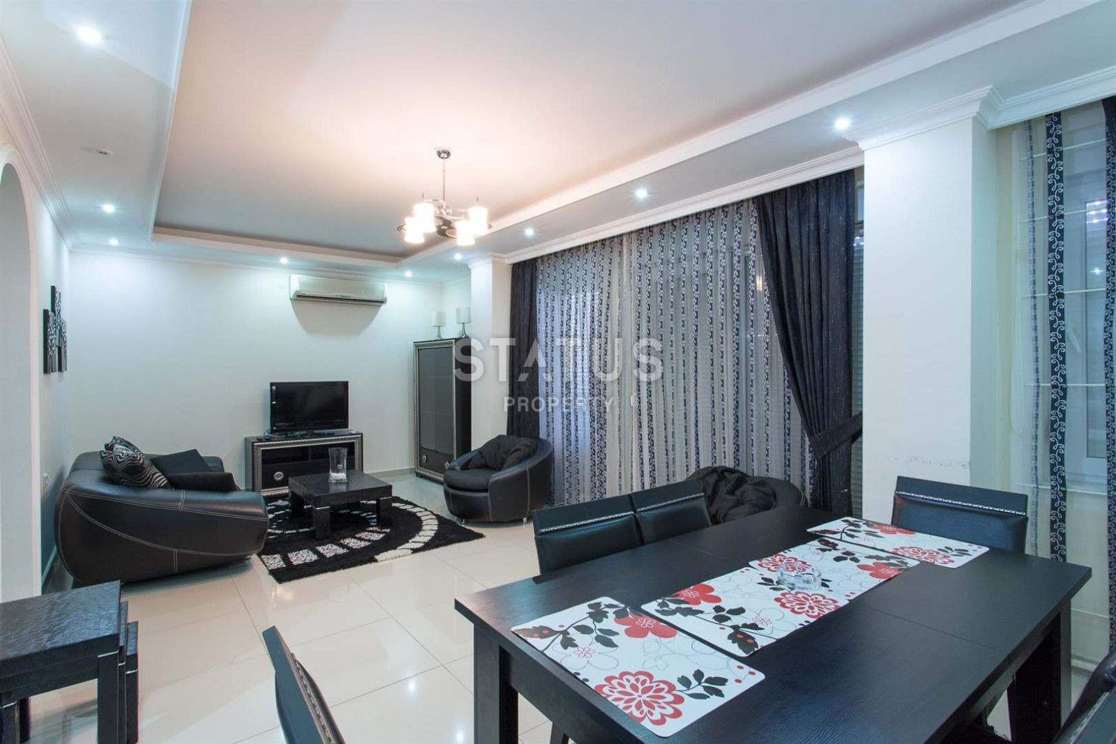 Penthouse 3+1 with furniture on Cleopatra! Sea view! 190 m2 фото 6