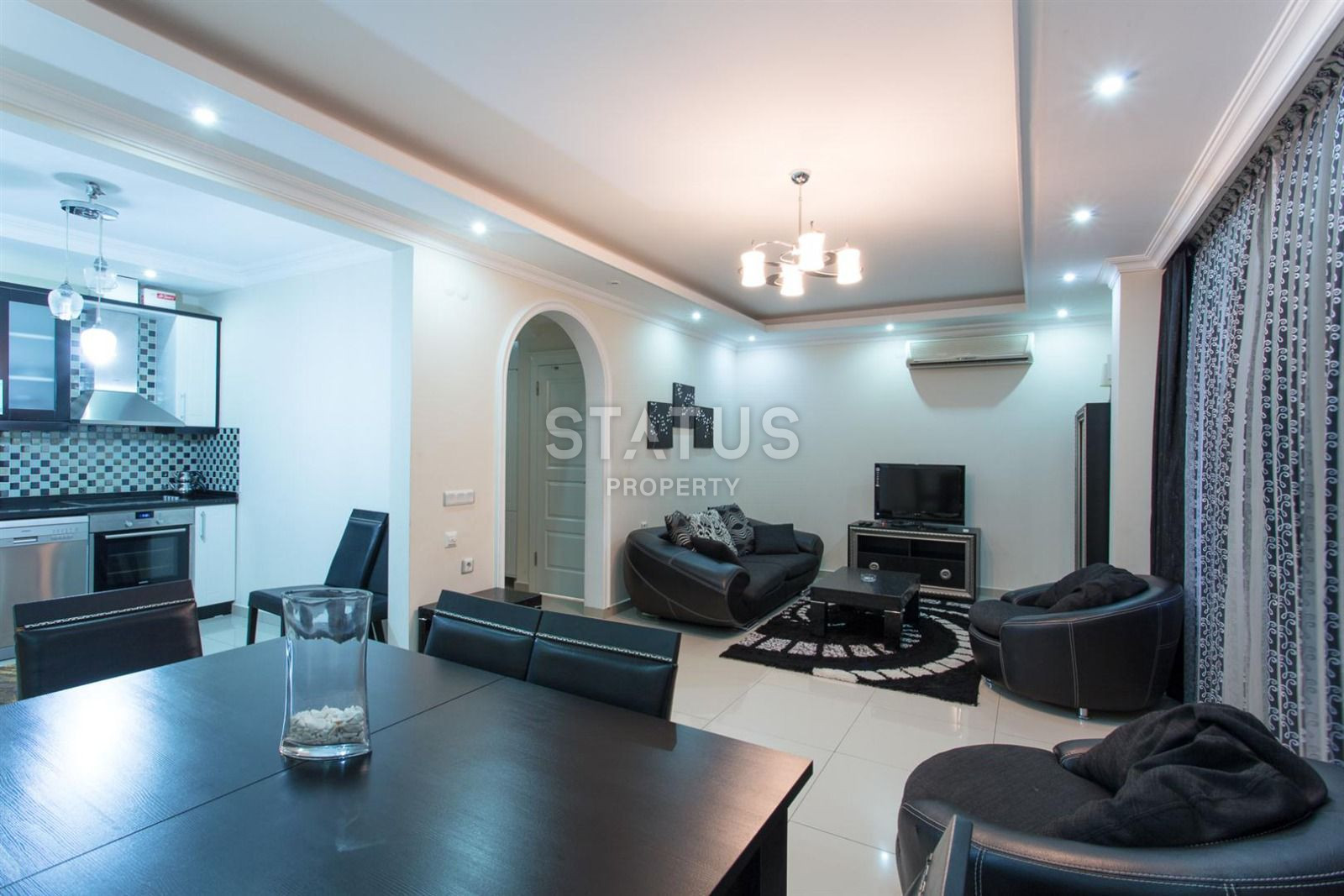 Penthouse 3+1 with furniture on Cleopatra! Sea view! 190 m2 фото 7