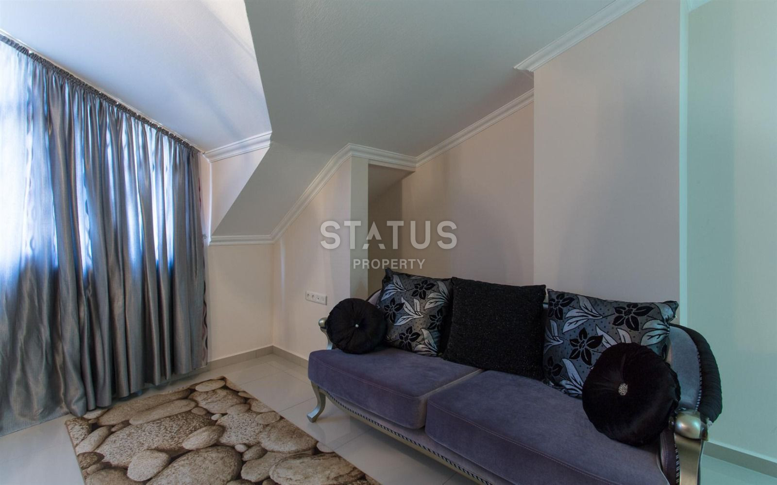 Penthouse 3+1 with furniture on Cleopatra! Sea view! 190 m2 фото 22