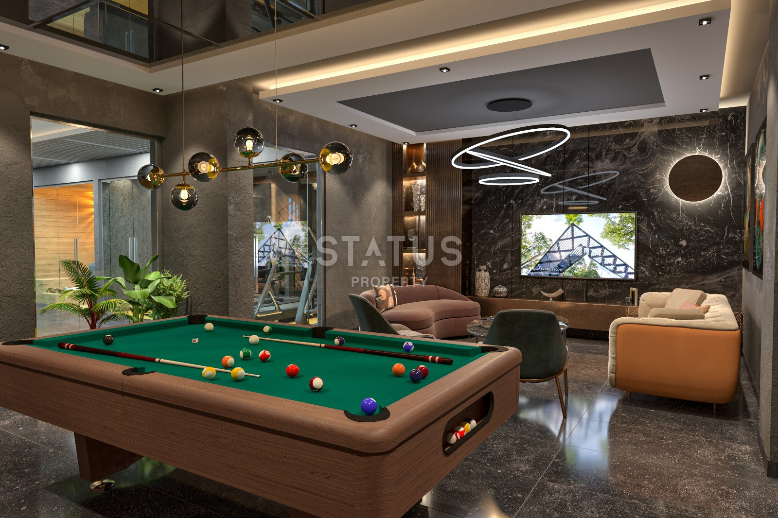 Последняя двухуровневая квартира 1+1 в бутик комплексе в 800 метрах от моря в Авсалларе, 120м.кв фото 6