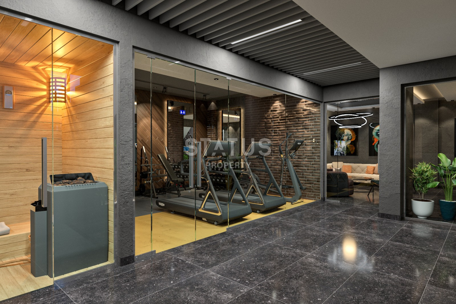 Последняя двухуровневая квартира 1+1 в бутик комплексе в 800 метрах от моря в Авсалларе, 120м.кв фото 14