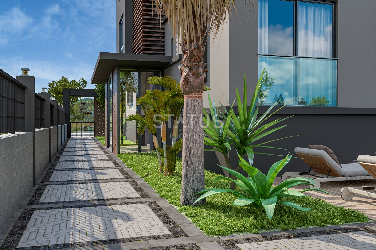 Последняя двухуровневая квартира 1+1 в бутик комплексе в 800 метрах от моря в Авсалларе, 120м.кв фото 15