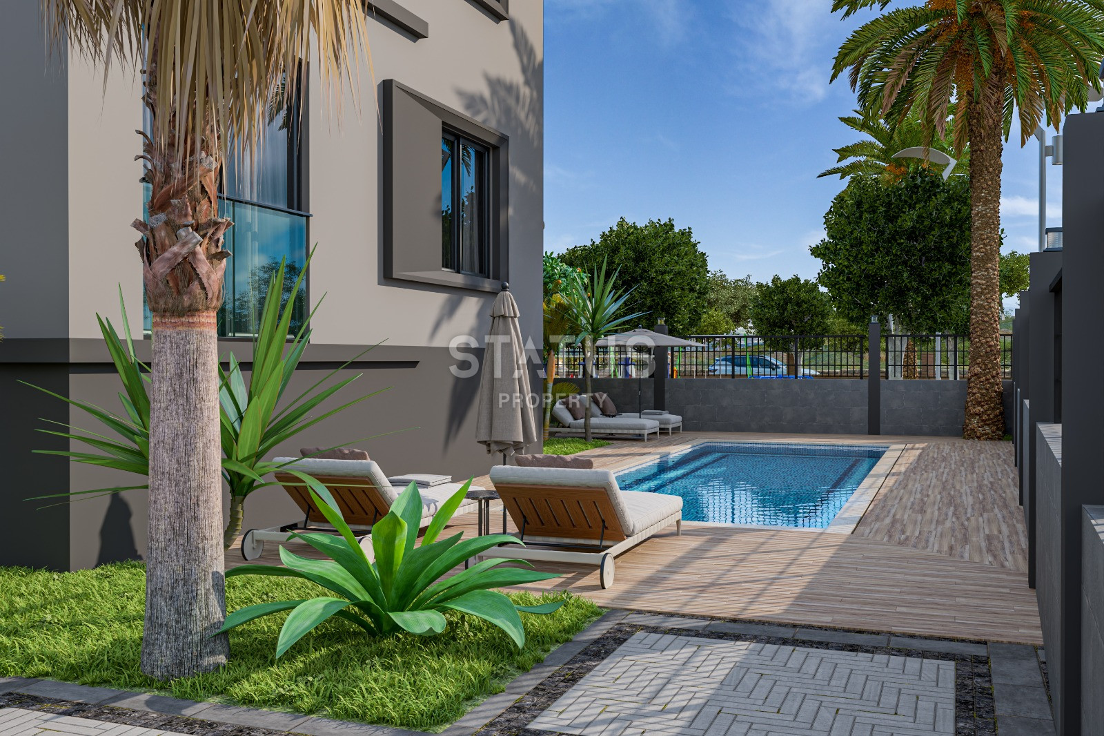 Последняя двухуровневая квартира 1+1 в бутик комплексе в 800 метрах от моря в Авсалларе, 120м.кв фото 16