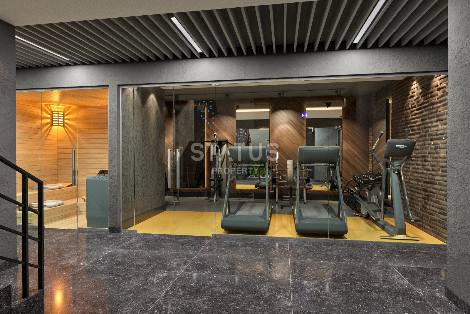 Последняя двухуровневая квартира 1+1 в бутик комплексе в 800 метрах от моря в Авсалларе, 120м.кв фото 20