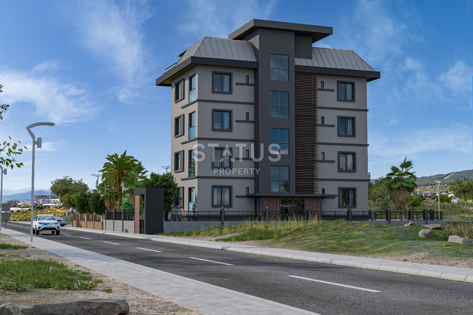 Последняя двухуровневая квартира 1+1 в бутик комплексе в 800 метрах от моря в Авсалларе, 120м.кв фото 22