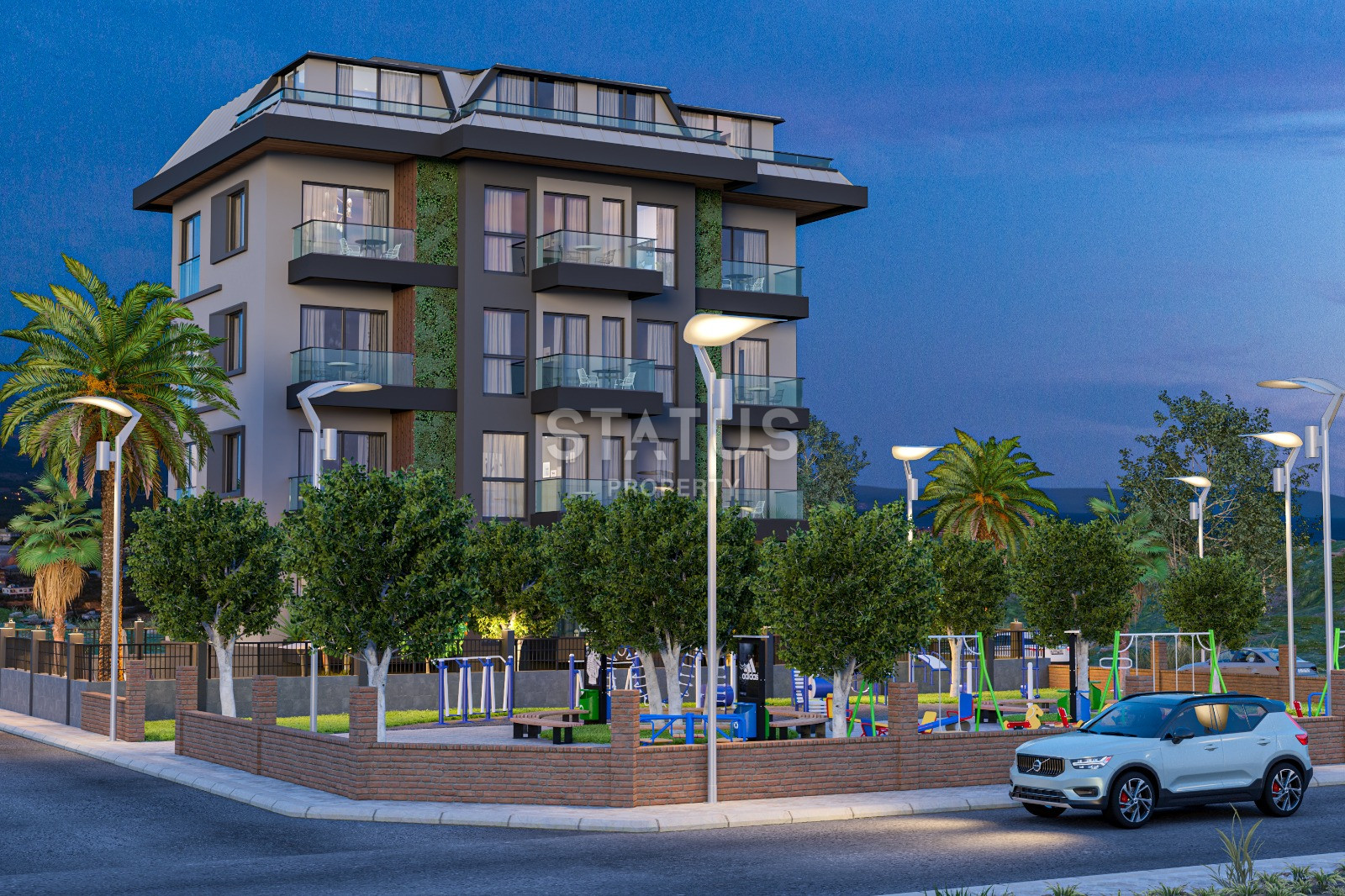 Последняя двухуровневая квартира 1+1 в бутик комплексе в 800 метрах от моря в Авсалларе, 120м.кв фото 23