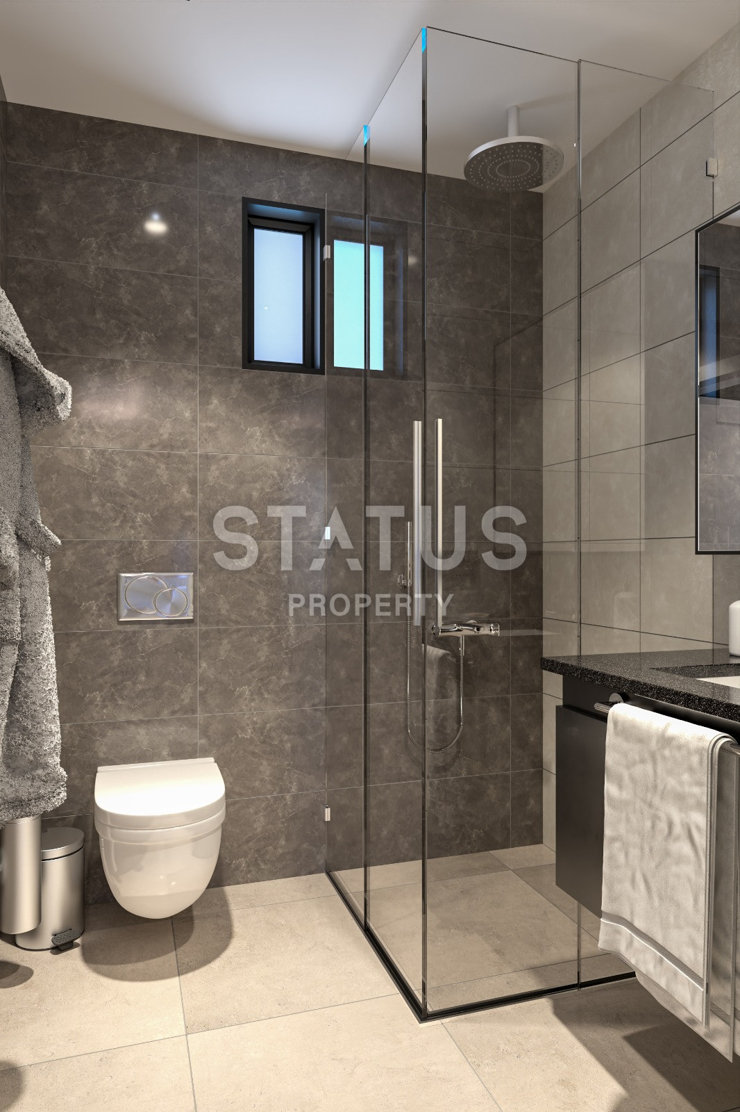 Последняя двухуровневая квартира 1+1 в бутик комплексе в 800 метрах от моря в Авсалларе, 120м.кв фото 25