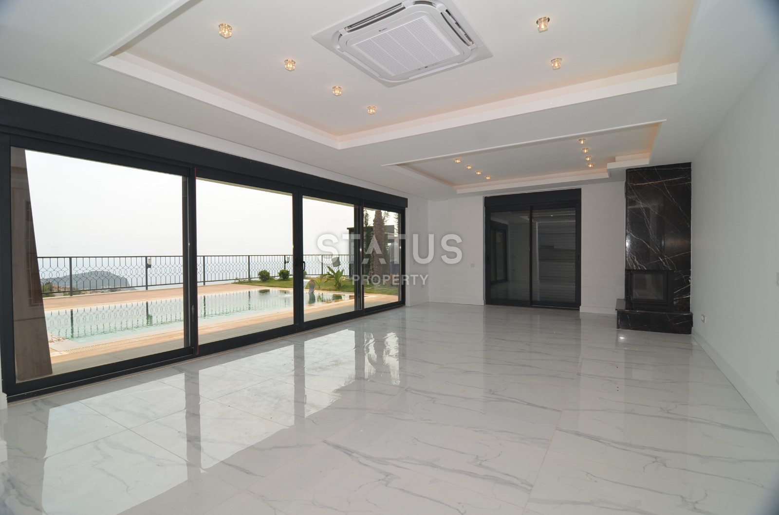 Просторная вилла 4+1 с собственным бассейном, сауной, джакузи и лифтом в районе Тепе, 390м.кв фото 19