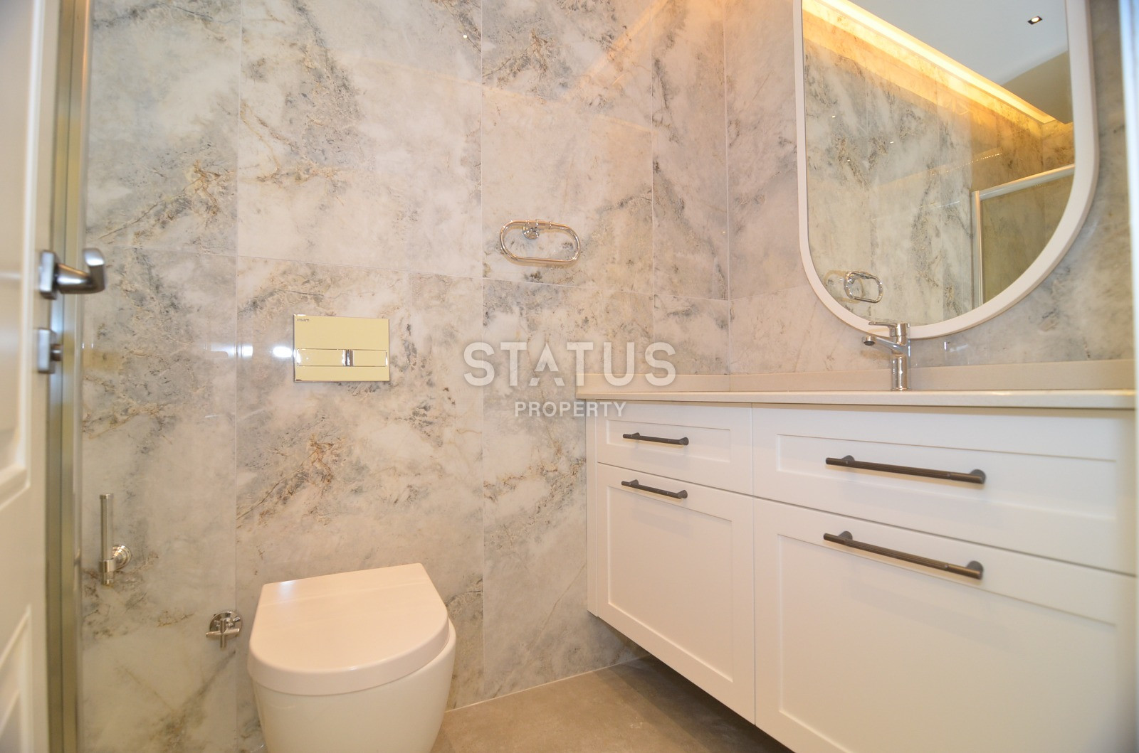 Просторная вилла 4+1 с собственным бассейном, сауной, джакузи и лифтом в районе Тепе, 390м.кв фото 30