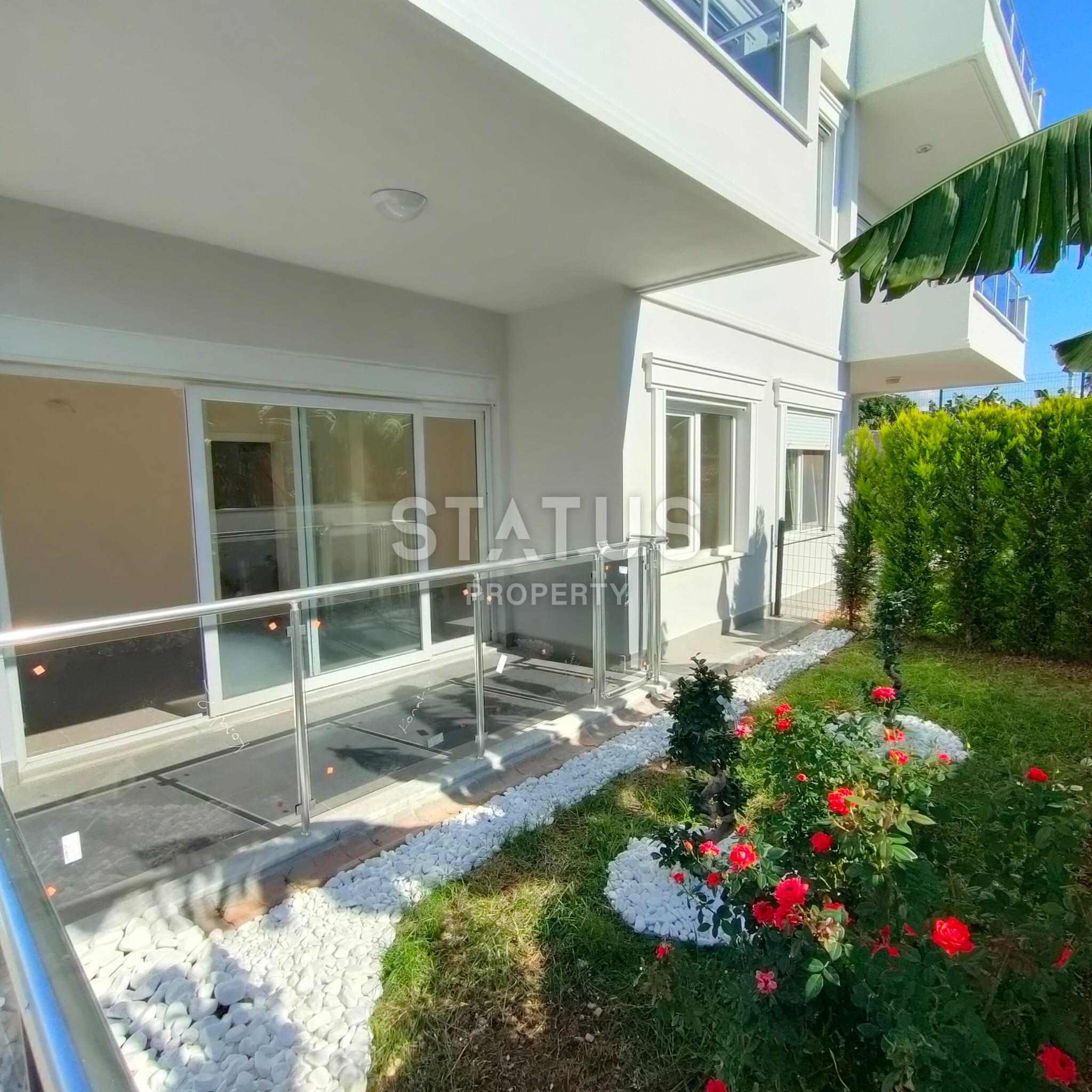 Garden dublex in Kestel with sea view, separate kitchen, 130m2 фото 3