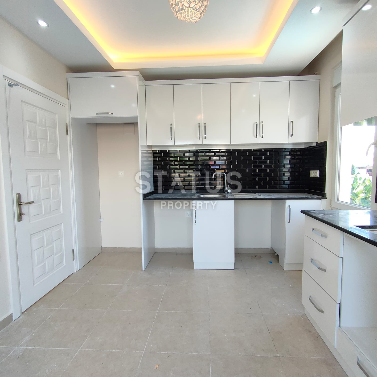 Garden dublex in Kestel with sea view, separate kitchen, 130m2 фото 6