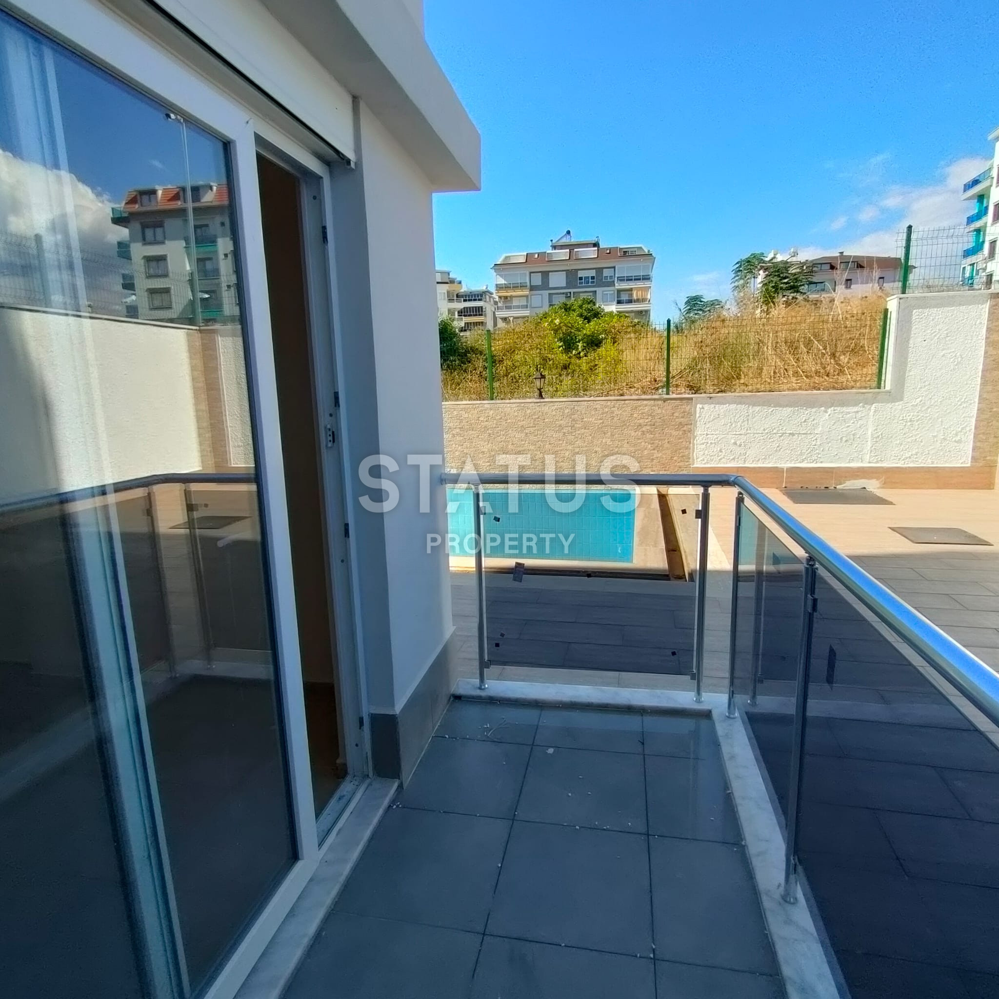 Garden dublex in Kestel with sea view, separate kitchen, 130m2 фото 19