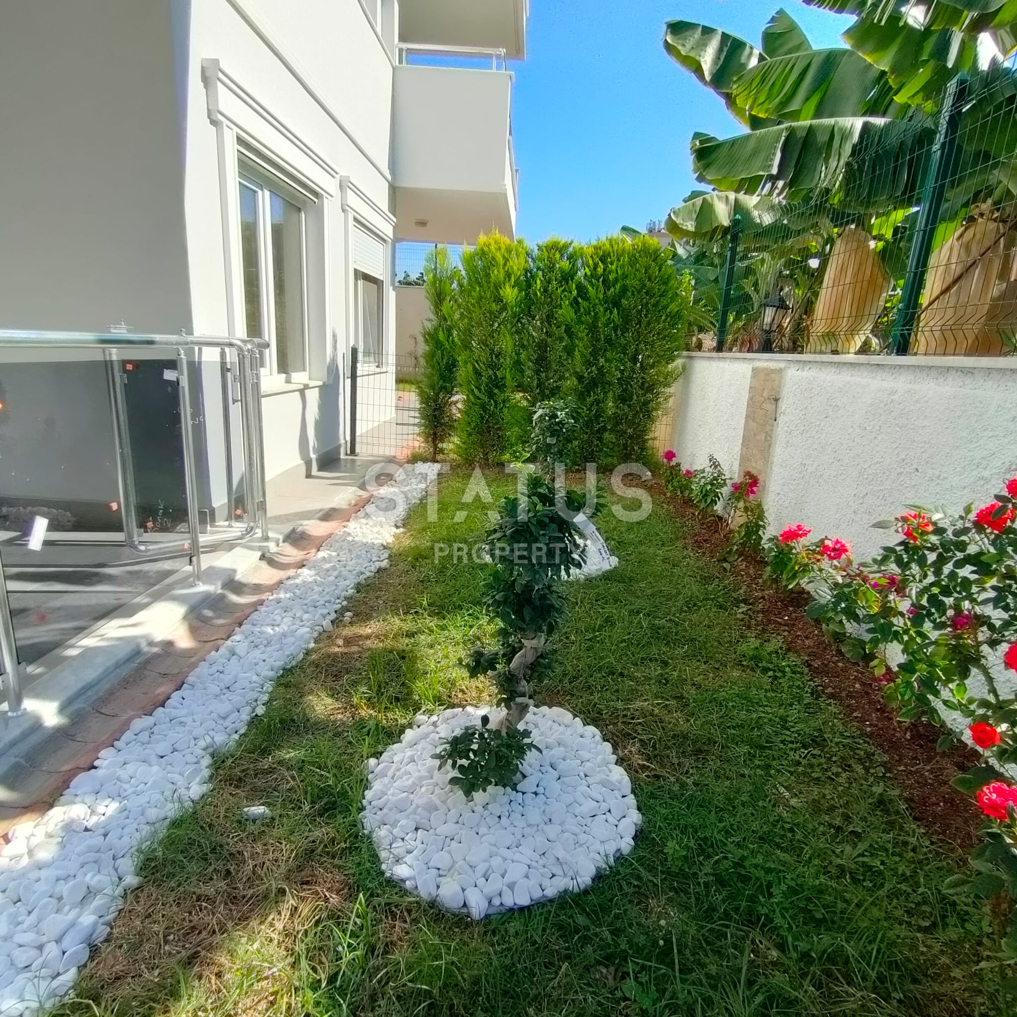 Garden dublex in Kestel with sea view, separate kitchen, 130m2 фото 29