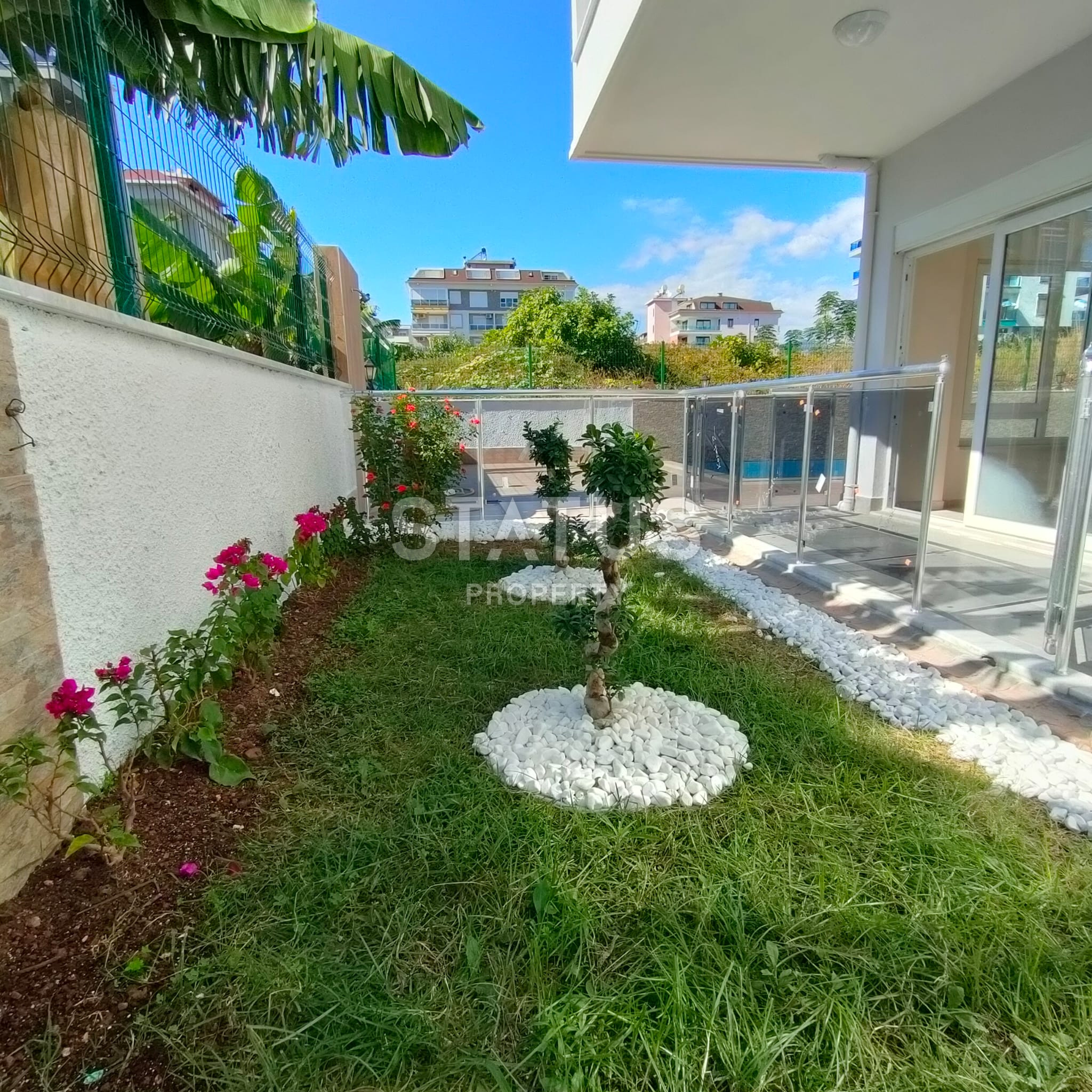 Garden dublex in Kestel with sea view, separate kitchen, 130m2 фото 30