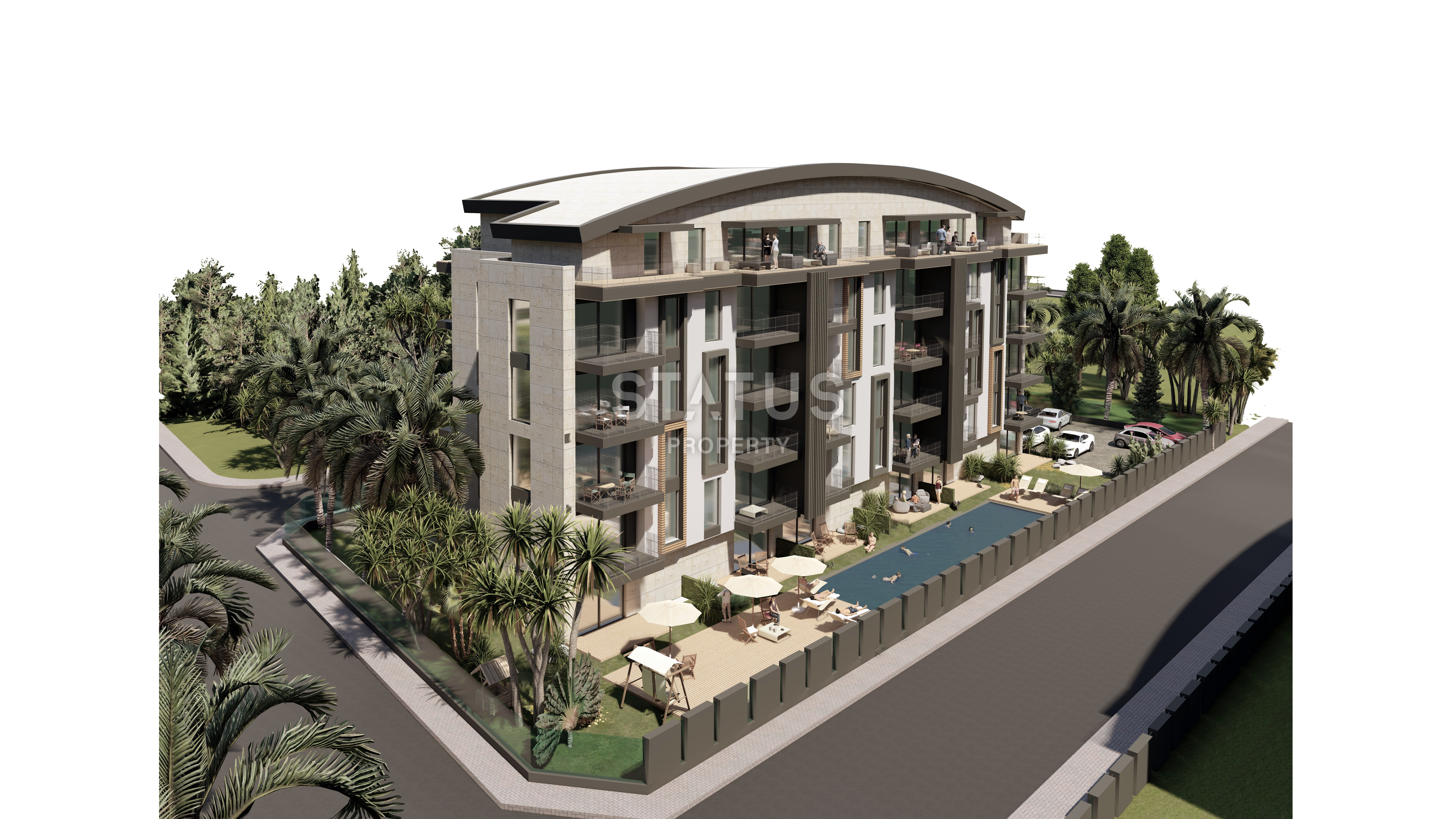 Новый проект с уникальной локацией в Газипаша, квартиры от 54 до 108 м2. фото 3