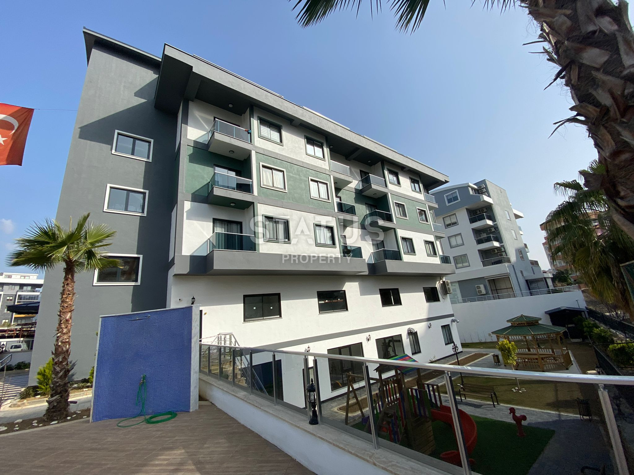 Два недорогих дублекса 2+1 в районе Оба в новом комплексе, очень удобная локация! фото 21