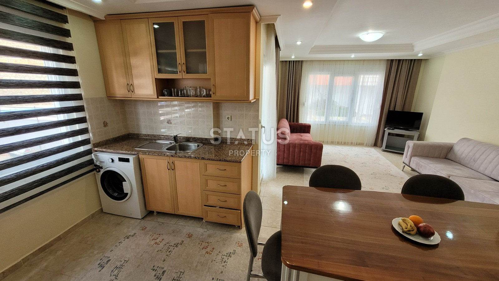 Меблированные апартаменты в 130 м от моря, район Тосмур, 115 м2 фото 2