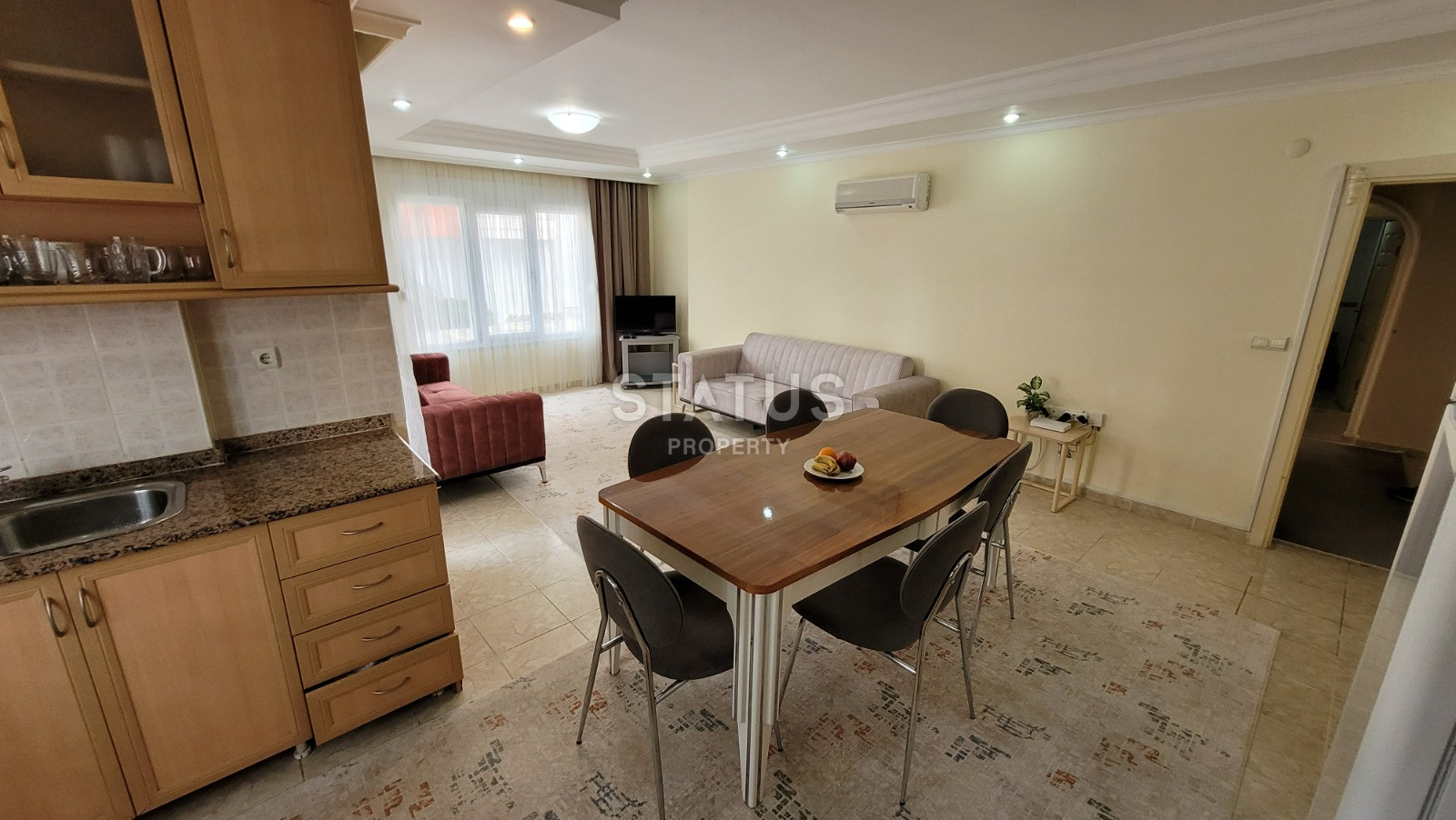 Furnished apartment 130 m from the sea, Tosmur district, 115 m2 фото 4