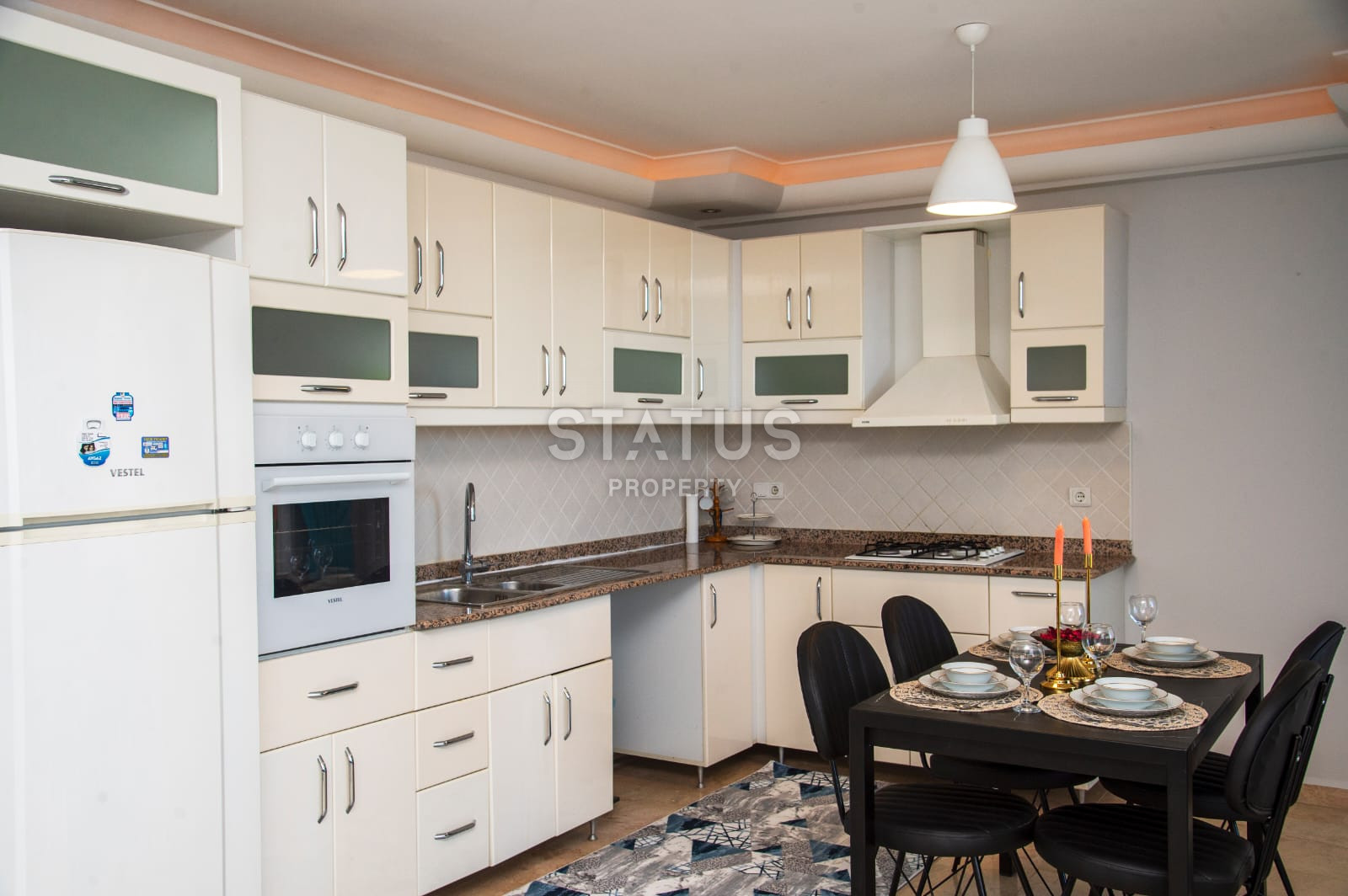 Меблированная квартира 2+1 с видом на море и горы в Махмутларе,120 м2. фото 7