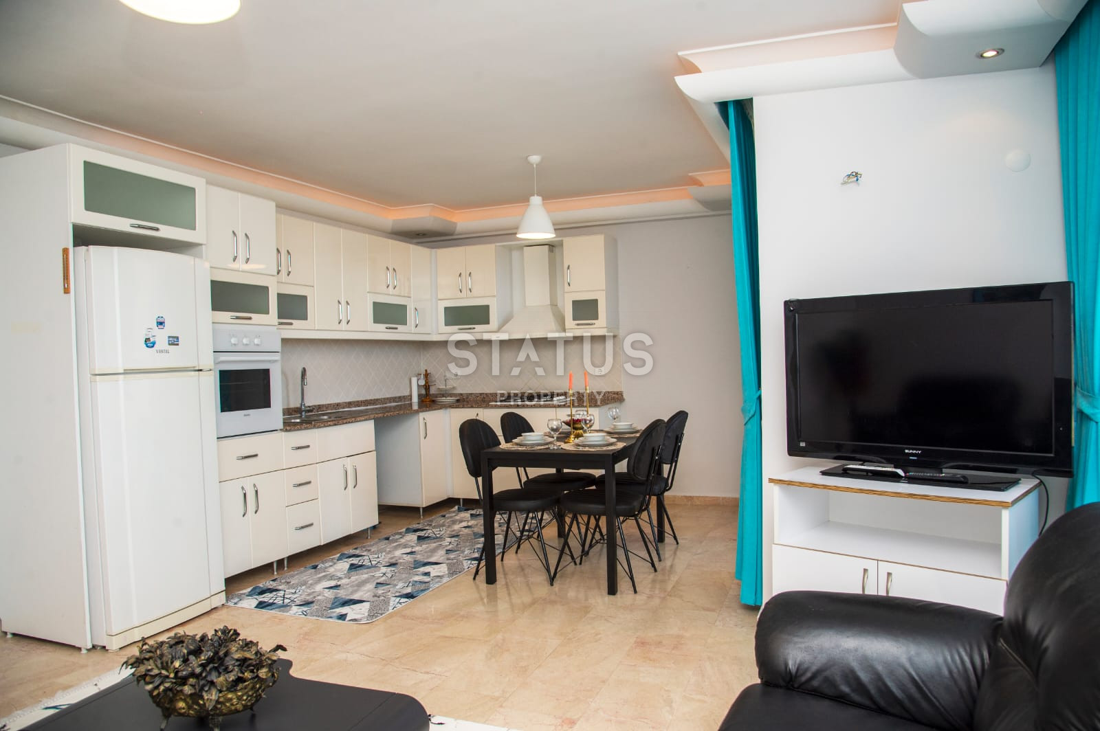 Меблированная квартира 2+1 с видом на море и горы в Махмутларе,120 м2. фото 11