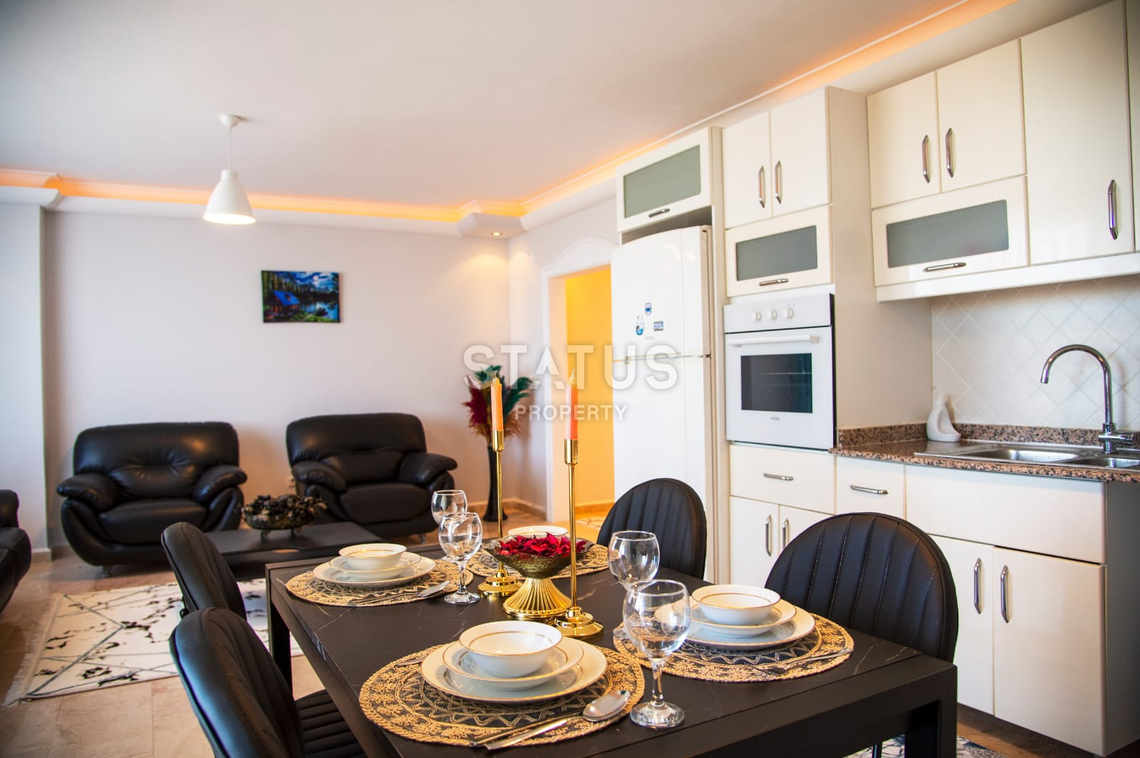 Меблированная квартира 2+1 с видом на море и горы в Махмутларе,120 м2. фото 12