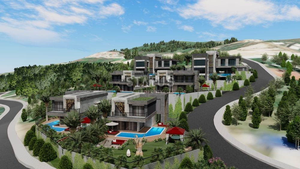 Luxury villa project under construction in Kargicak area, 524 – 677 m2 фото 4