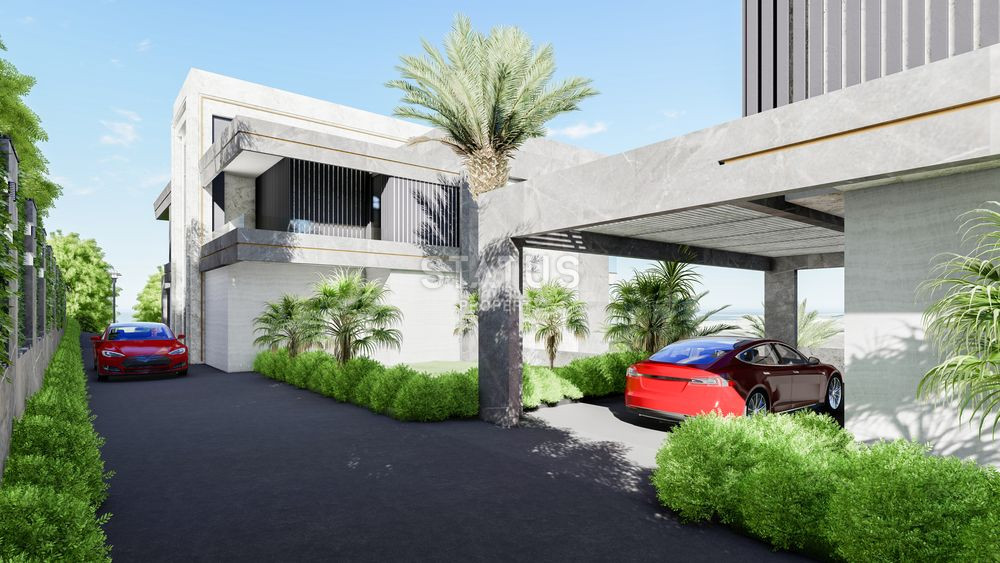 Luxury villa project under construction in Kargicak area, 524 – 677 m2 фото 17