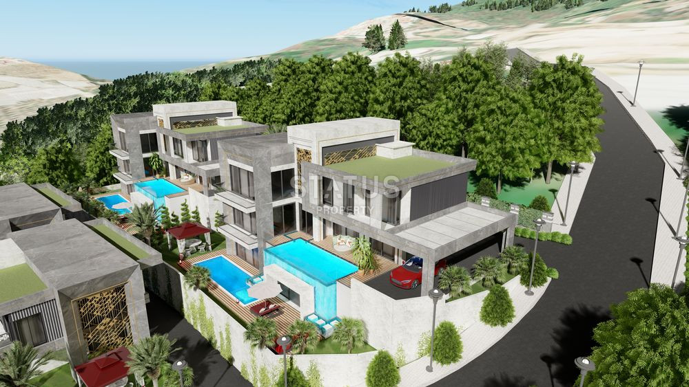 Luxury villa project under construction in Kargicak area, 524 – 677 m2 фото 18