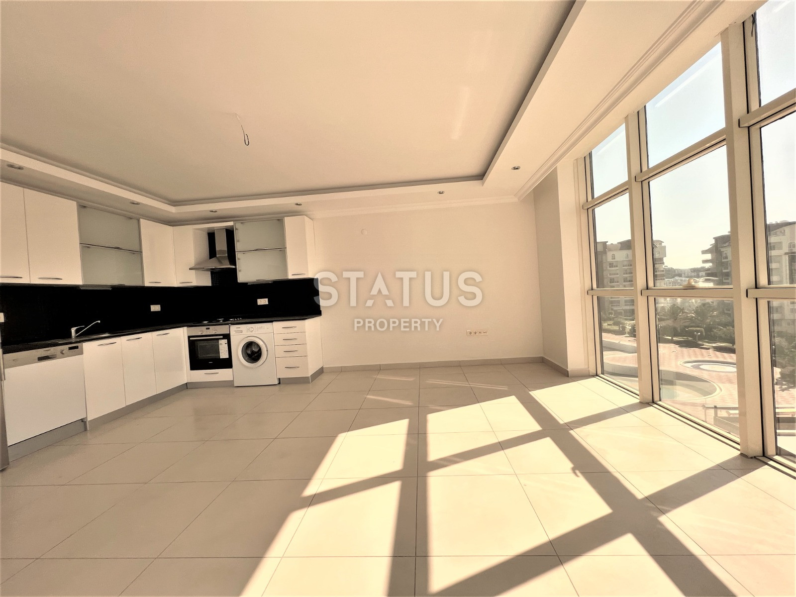 Светлая квартира 2+1 с видом на море в Авсалларе, 100 м2. фото 9