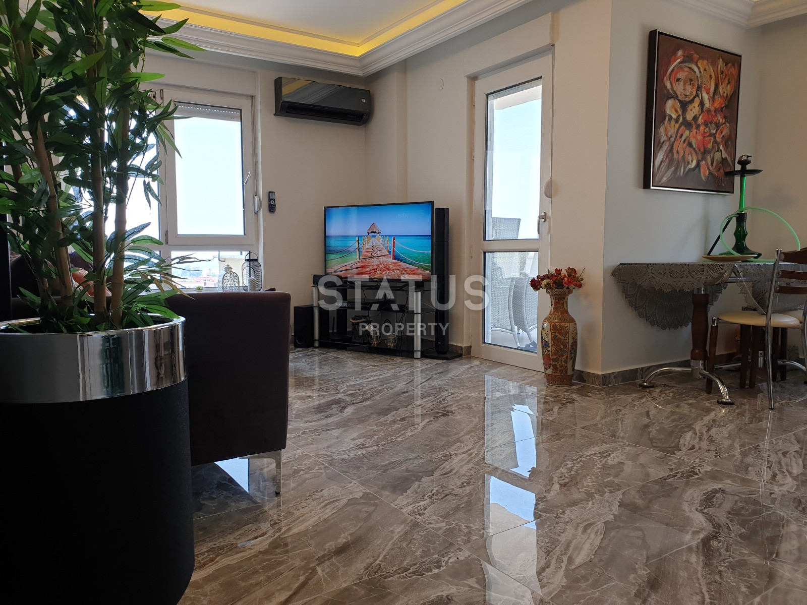 Furnished apartment 1+1 with a modern renovation and excellent views, 60 sq.m. фото 11