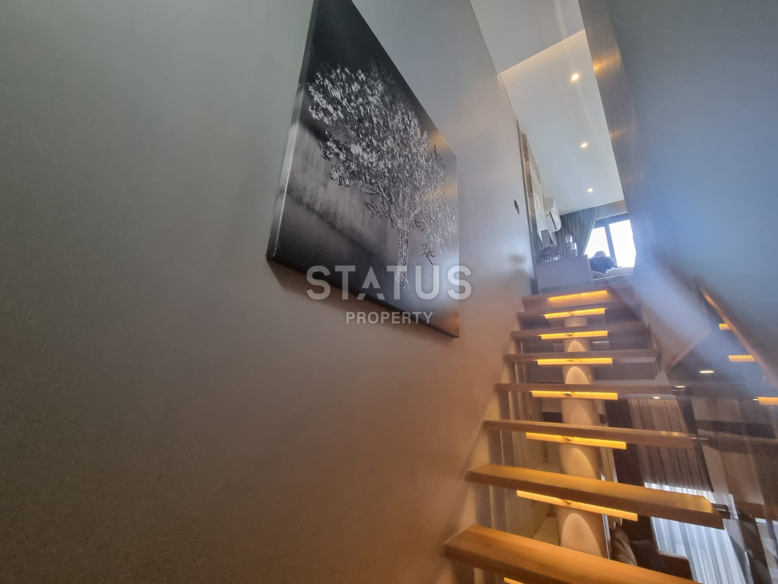 Дуплекс планировки 1+1 с дизайнерским ремонтом на первой береговой линии в районе Махмутлар, 65 кв.м. фото 8