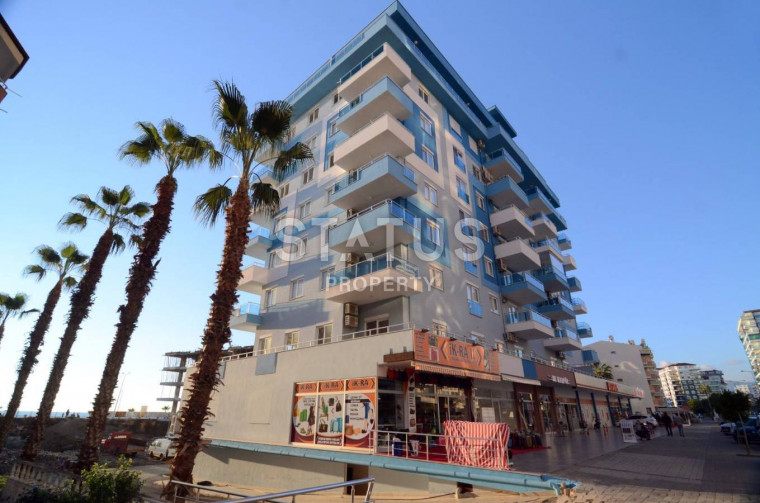 Трехкомнатная квартира в Махмутларе в 100 метрах от моря, вид на горы фото 1