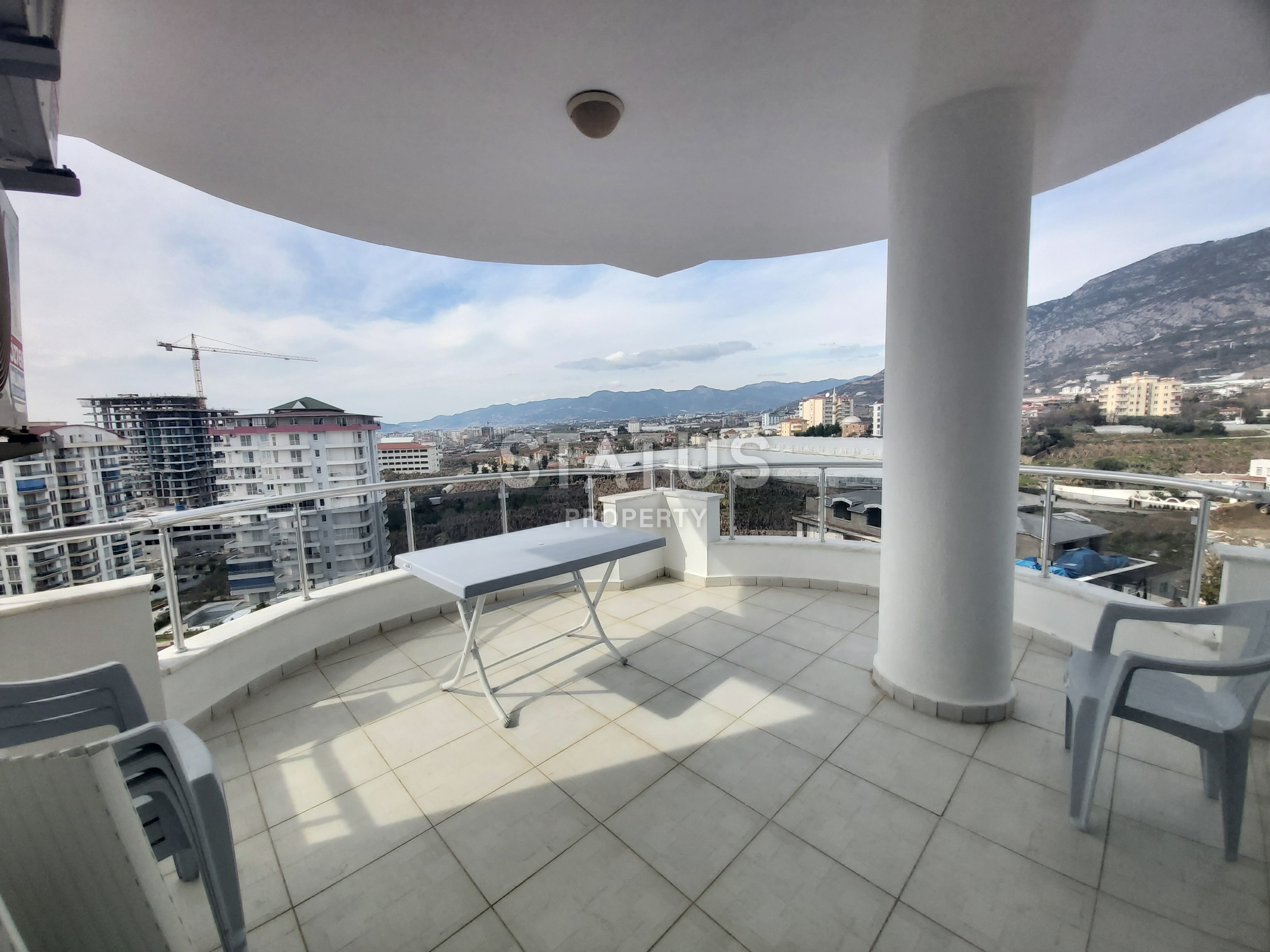 Видовые апартаменты в Махмутларе с отличной планировкой 2+1, мебель+техника, 120м2 фото 11