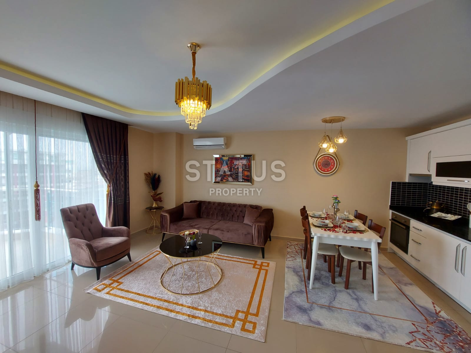 Квартира 1+1 с новой мебелью в Махмутларе, 70 м2 фото 13