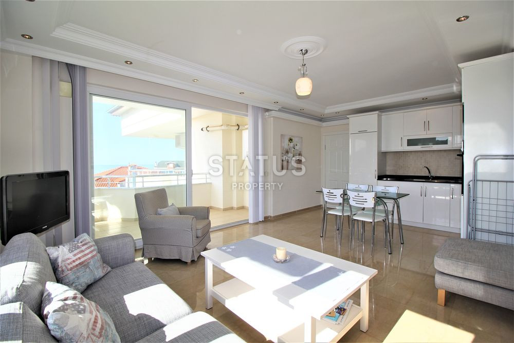 Пентхаус 3+1 с мебелью и с прямым видом на море, 130 м2 фото 8